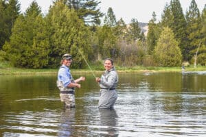 Fly fishing in Yellowstone National Park